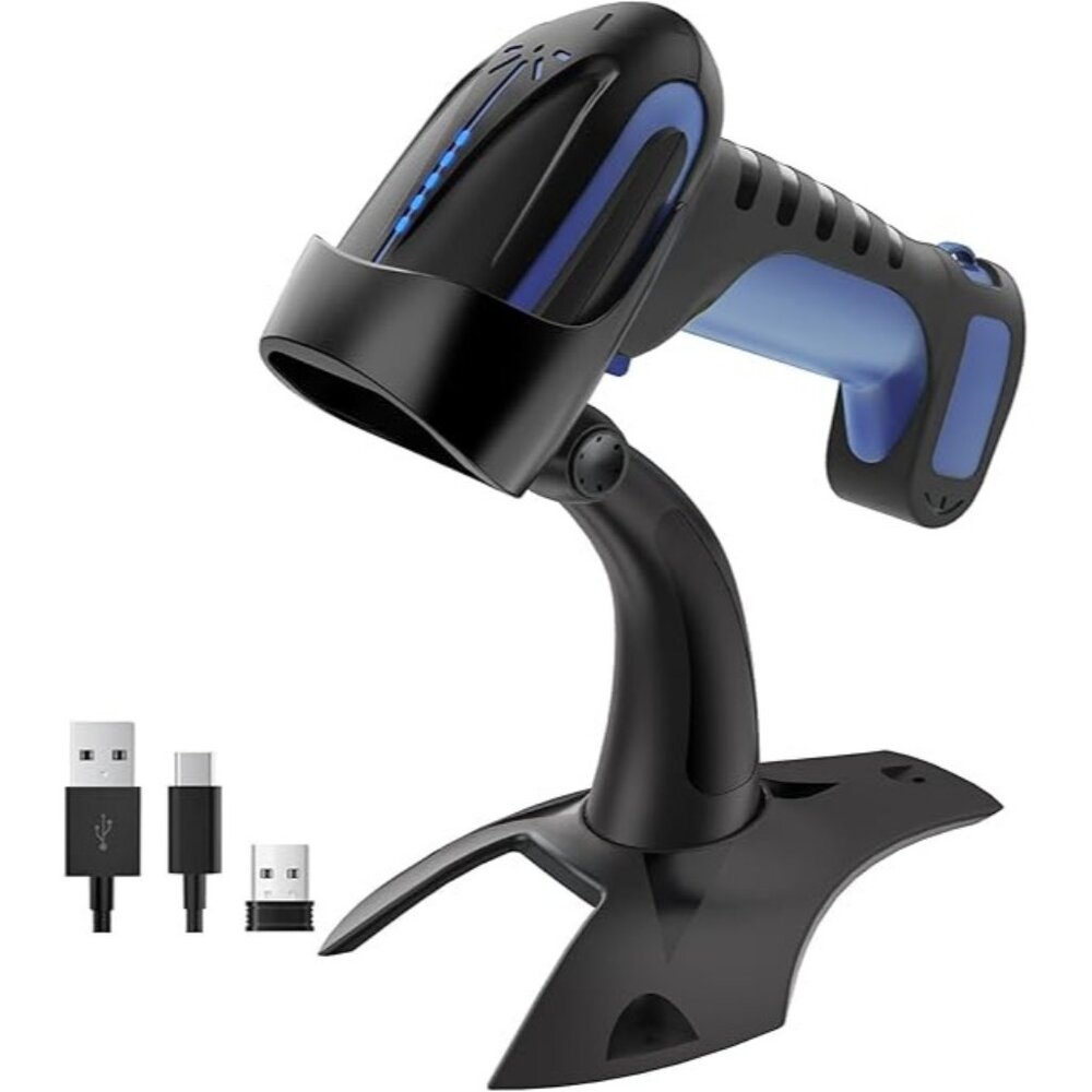 Tera Wireless Barcode Scanner With Hands-Free Stand 2500mAh Battery IP66